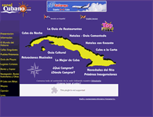 Tablet Screenshot of canalcubano.com